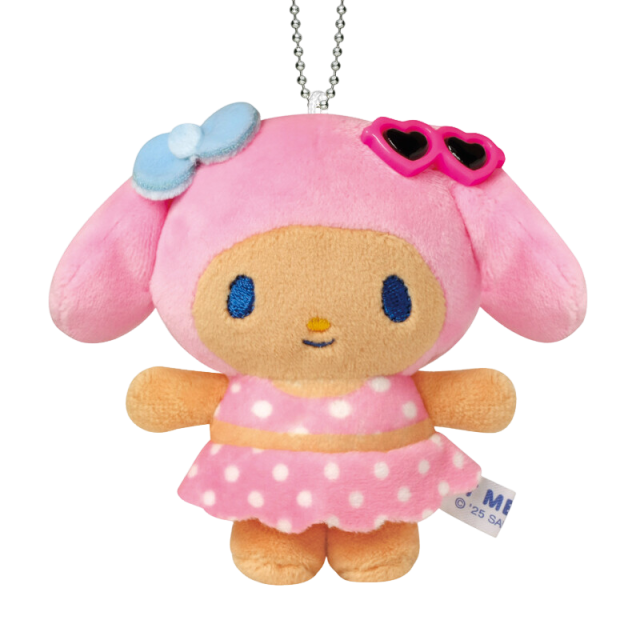 (Pre-order) Sanrio | 曬黑 x 夜間泳池派對吊飾