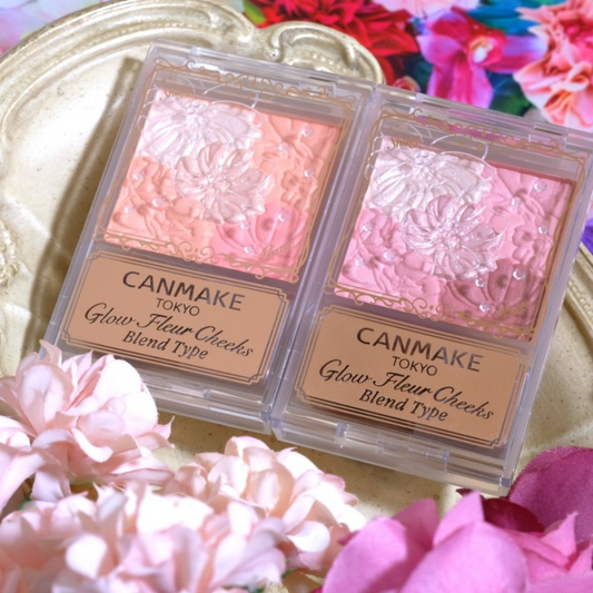 Canmake | Glow Fleur Cheeks (Blend Type) 花漾瑰麗胭脂(雙質地版)