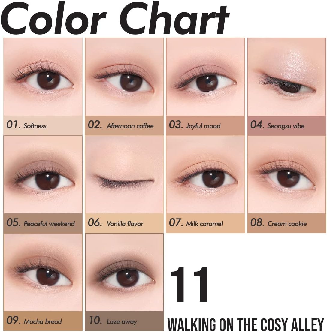 CLIO | Pro Eye Palette 10色眼影組合 #11 Walking On The Cosy Alley