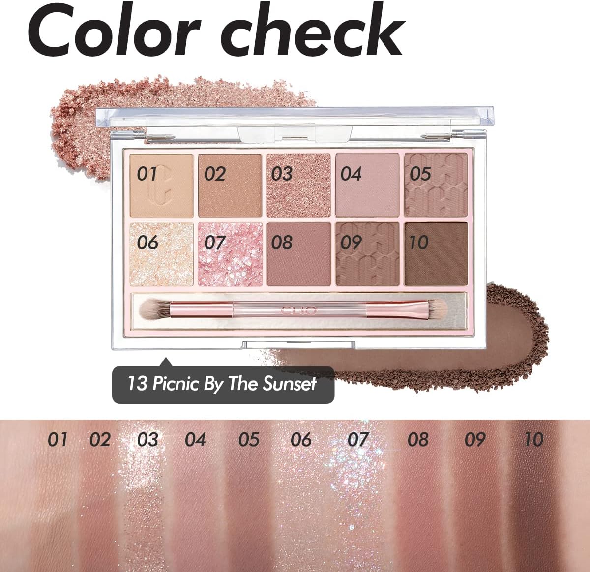 CLIO | Pro Eye Palette 10色眼影組合 #13 Picnic by the Sunset