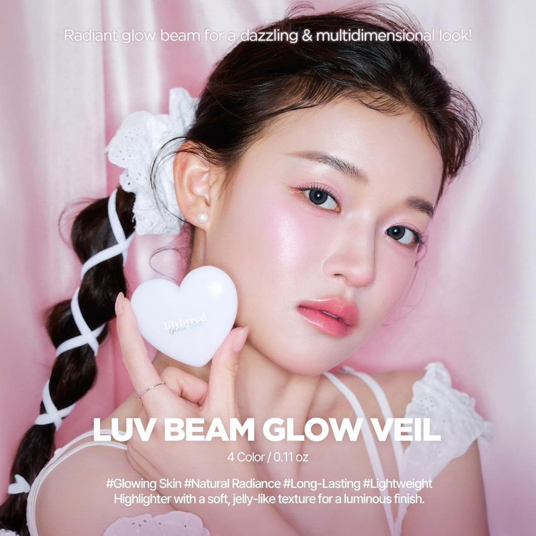 lilybyred | Luv Beam Glow Veil 心心單色提亮高光