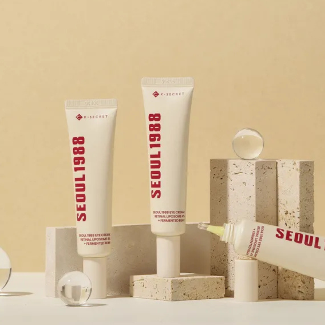 (Pre-order) KSECRET | SEOUL 1988 Eye Cream : Retinal Liposome 4% + Fermented Bean 30ml