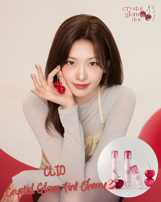(Pre-order) CLIO | Crystal Glam Tint Cherry 水晶亮澤唇釉
