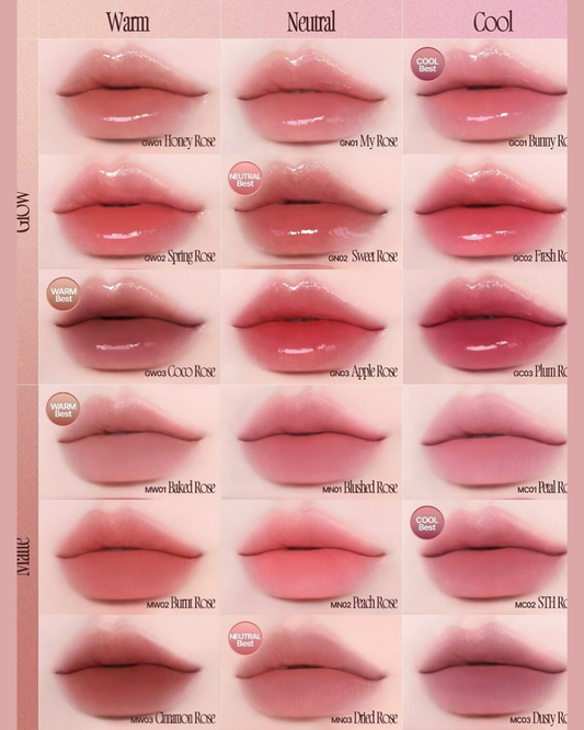 fwee | Rose Obsession Stay-Fit Lip Tint - Shinepretty_hk