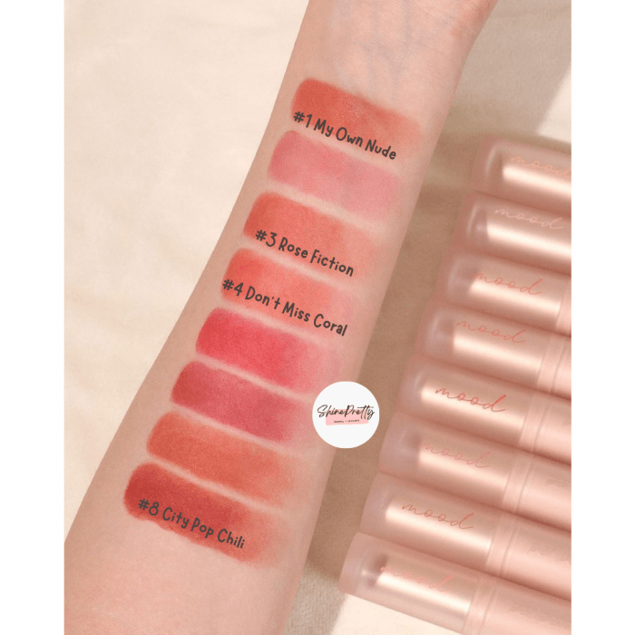 peripera | Ink Mood Matte Stick 花瓣絲絨霧面唇膏