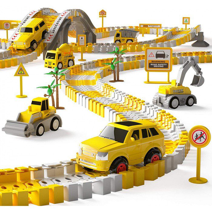 兒童玩具 | 工程車道路套裝