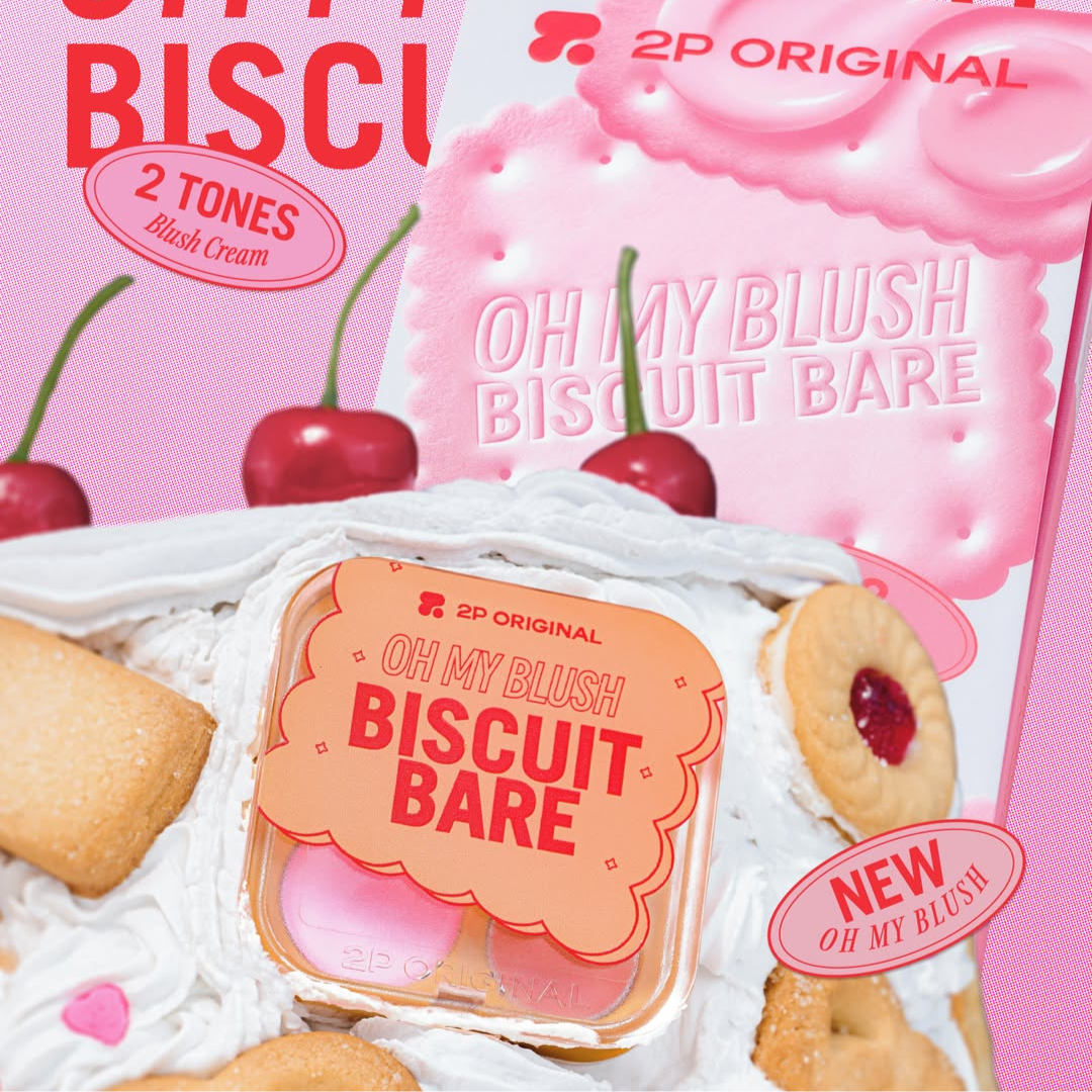 2P ORIGINAL | Oh My Blush Biscuit Bare 持久顯色腮紅