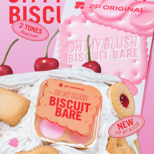 2P ORIGINAL | Oh My Blush Biscuit Bare 持久顯色腮紅 - Shinepretty_hk