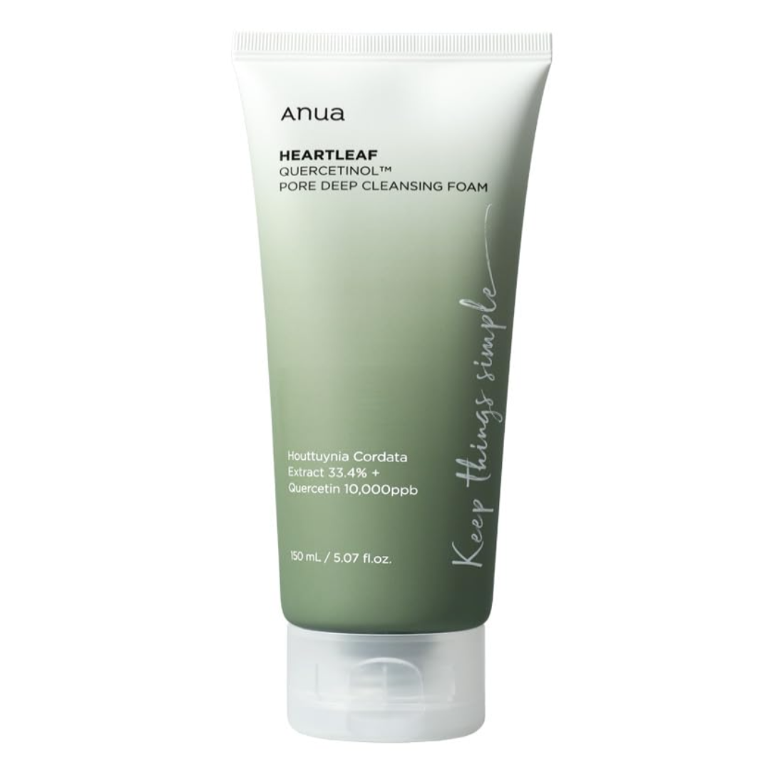 Anua | Heartleaf Quercetinol Pore Deep Cleansing Foam 150ml 魚腥草毛孔深層潔面乳