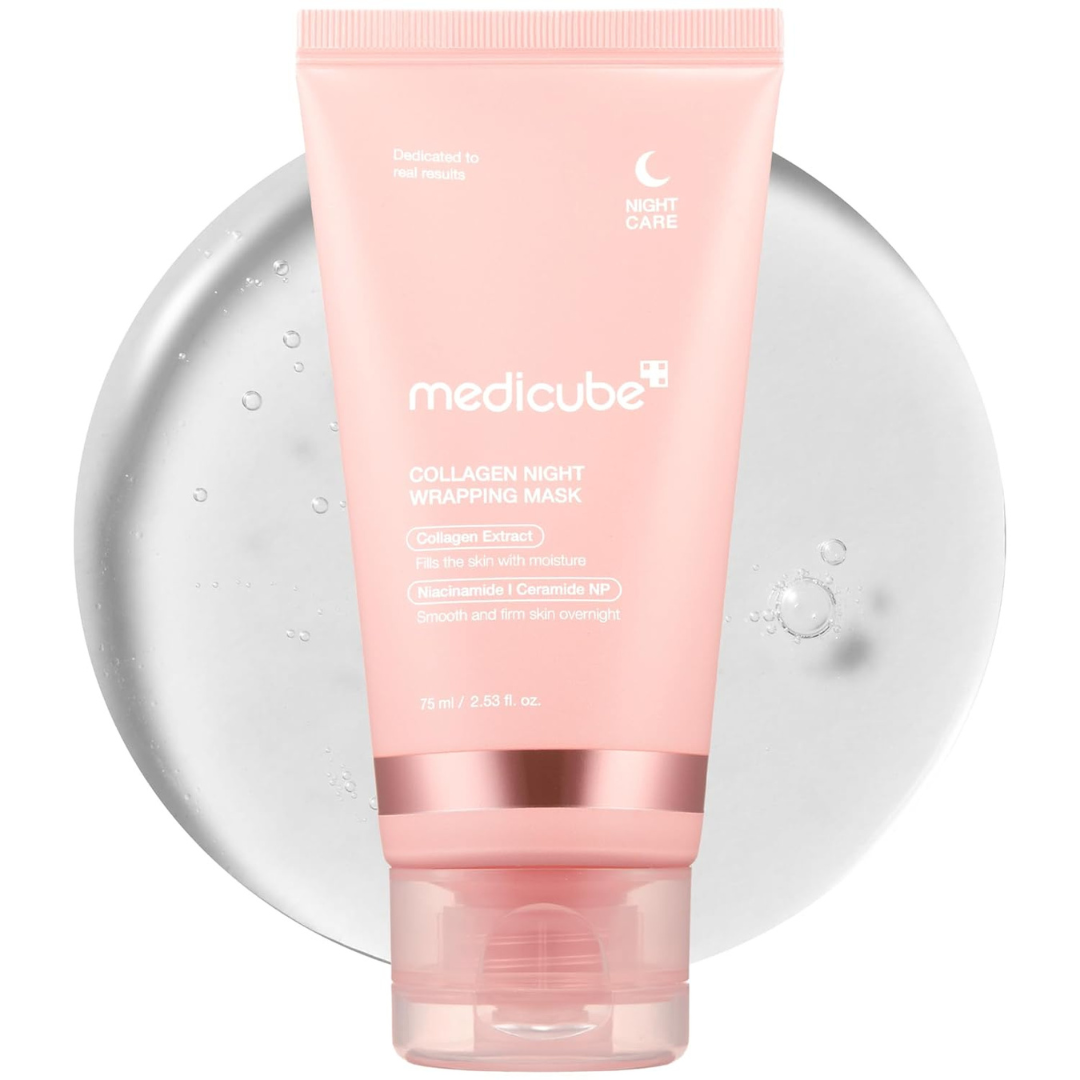 medicube | Collagen Night Wrapping Mask 75ml 三重膠原水凝晚霜 (新舊包裝隨機出貨)