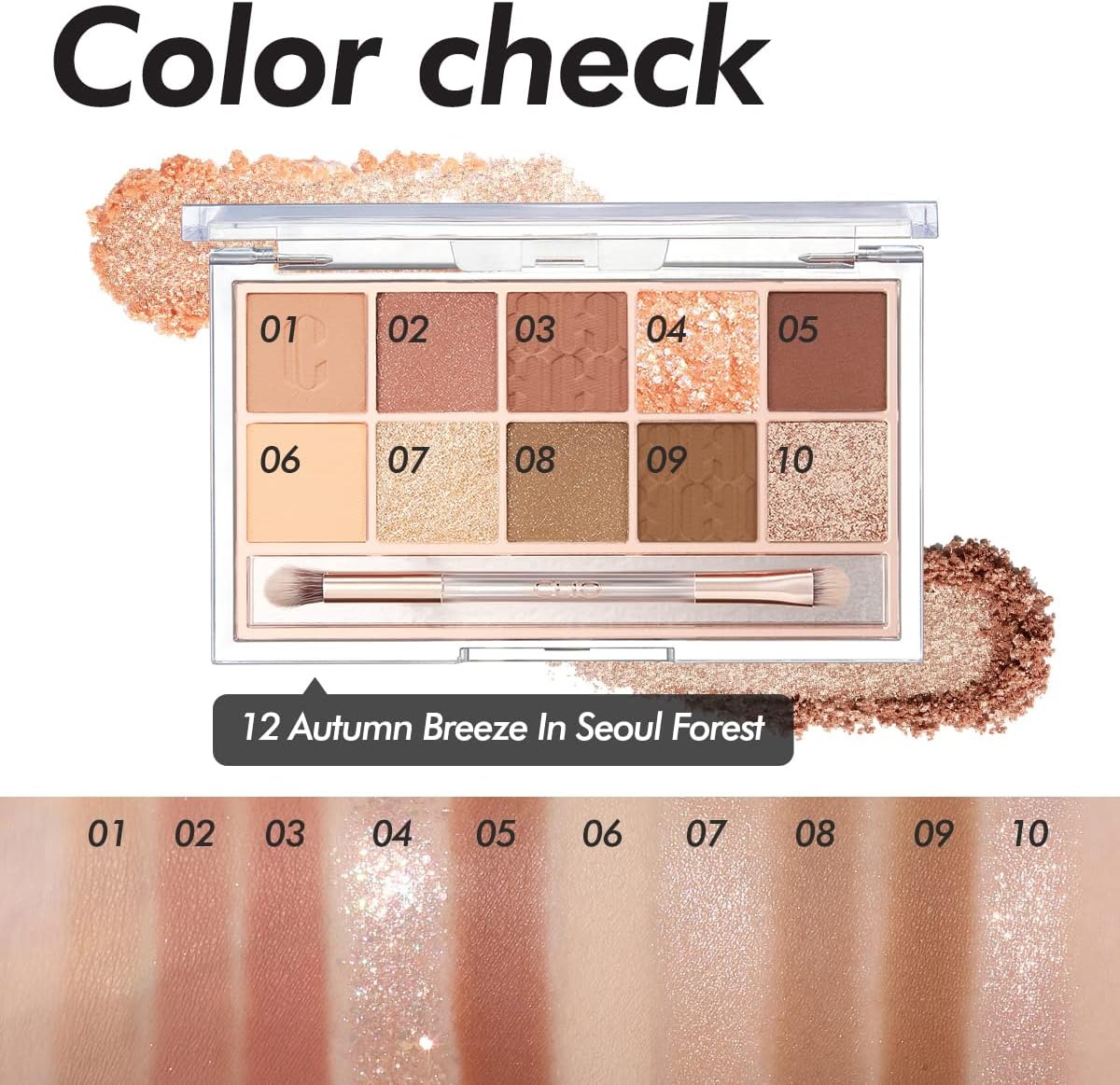 CLIO | Pro Eye Palette 10色眼影組合 #12 Autumn Breeze In Seoul Forest