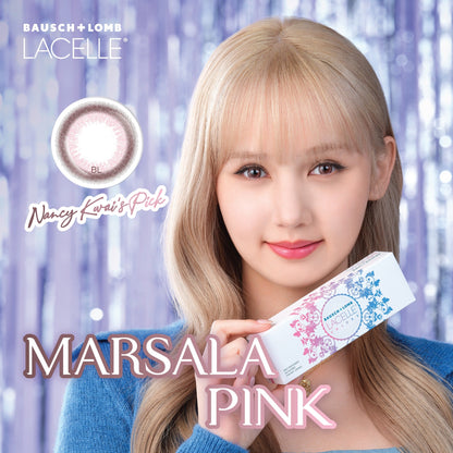博士倫B&L｜Lacelle Iconic Marsala Pink 日拋彩色隱形眼鏡｜30片  Shinepretty_hk