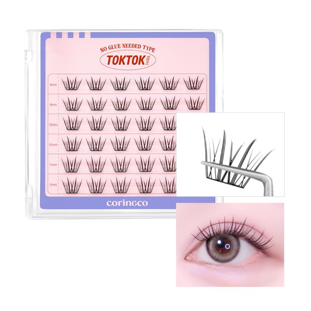 CORINGCO | Toktok-Hara No Glue Eyelash - Shinepretty_hk