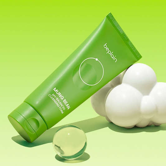 beplain | Mung Bean Ph-balanced Cleansing Foam 80ml 綠豆胺基酸溫和洗面乳