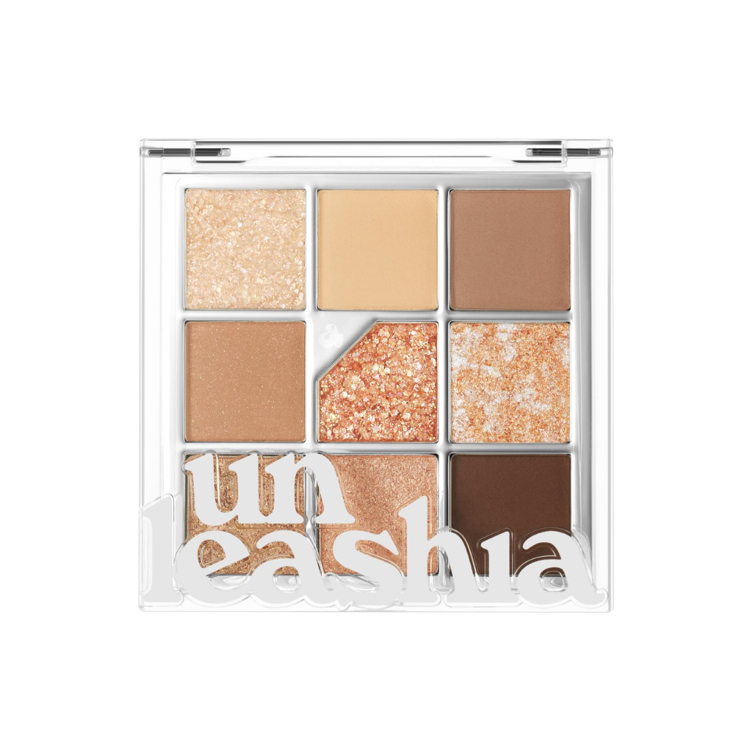 {網店售罄 ; 葵廣格仔有現貨} UNLEASHIA | Glitterpedia Eye Palette - Shinepretty_hk