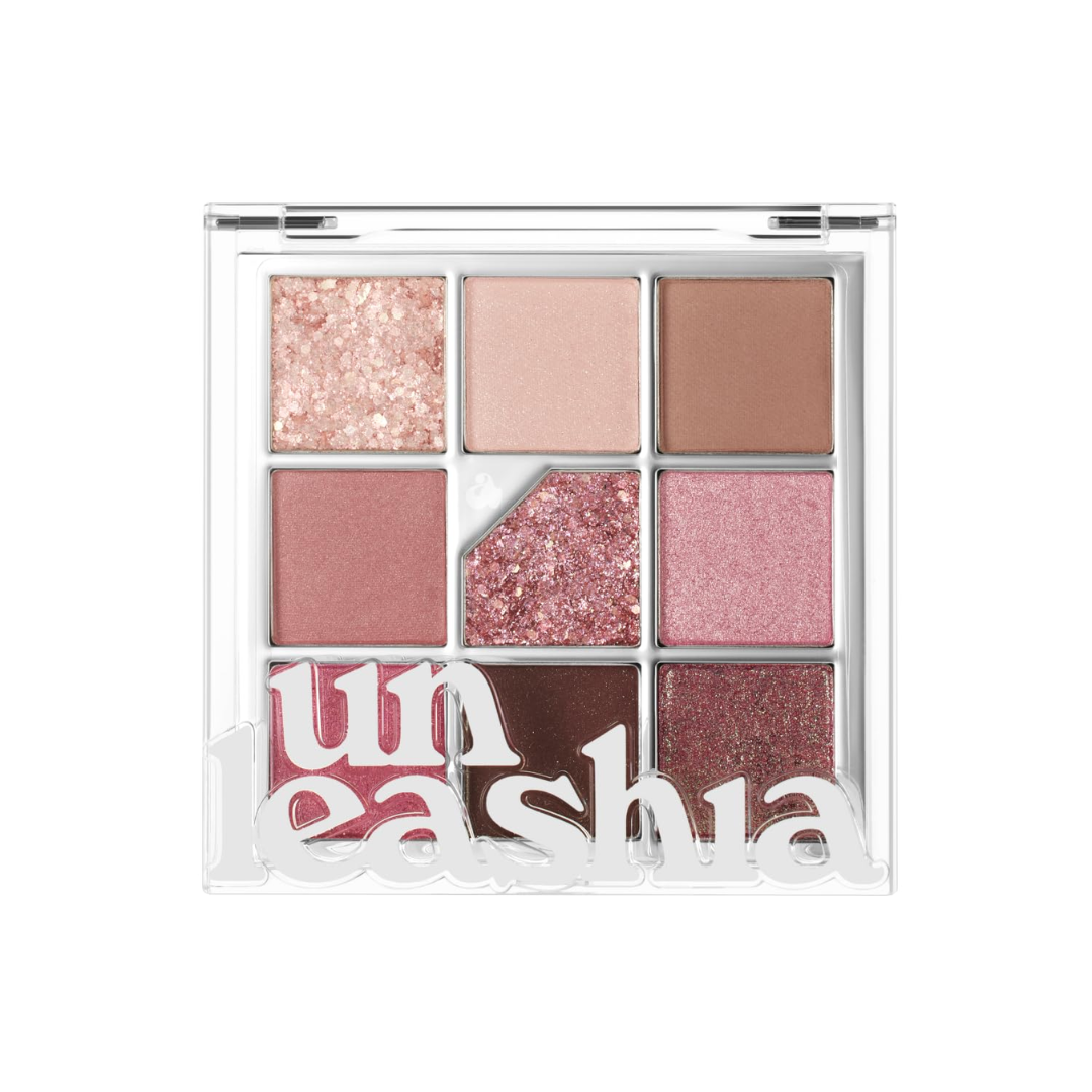 {網店售罄 ; 葵廣格仔有現貨} UNLEASHIA | Glitterpedia Eye Palette - Shinepretty_hk