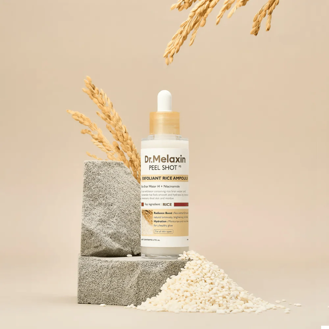 Dr.Melaxin | Peel Shot Exfoliant White Rice Ampoule 80ml - Shinepretty_hk