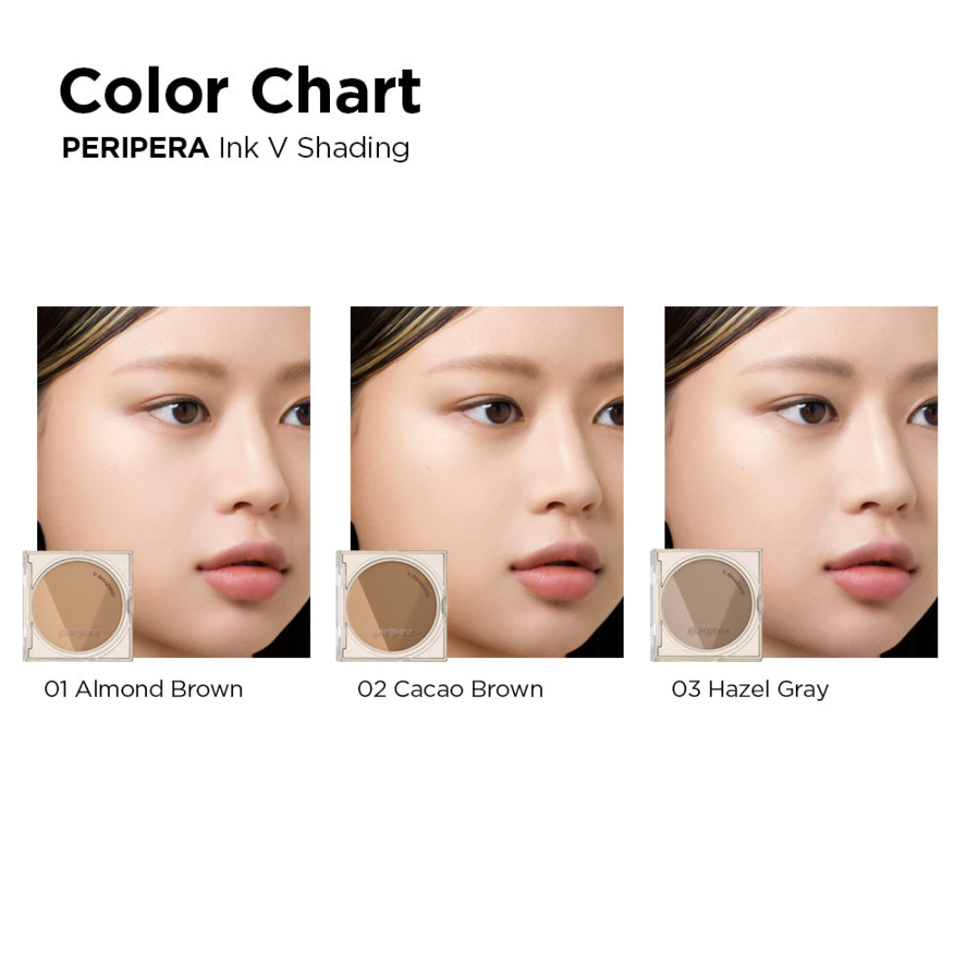 {Green Price♻️} peripera | Ink V Shading [升級版]三色修容盤 [已過期] - Shinepretty_hk