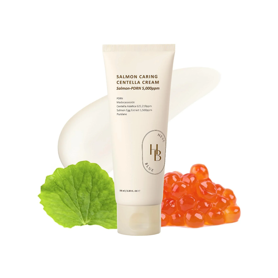 (代購-預訂) HEVEBLUE | Salmon Caring Centella Cream 100ml  Shinepretty_hk