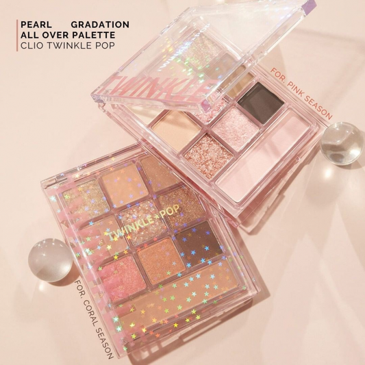 CLIO | TWINKLE POP Pearl Gradation All Over Palette