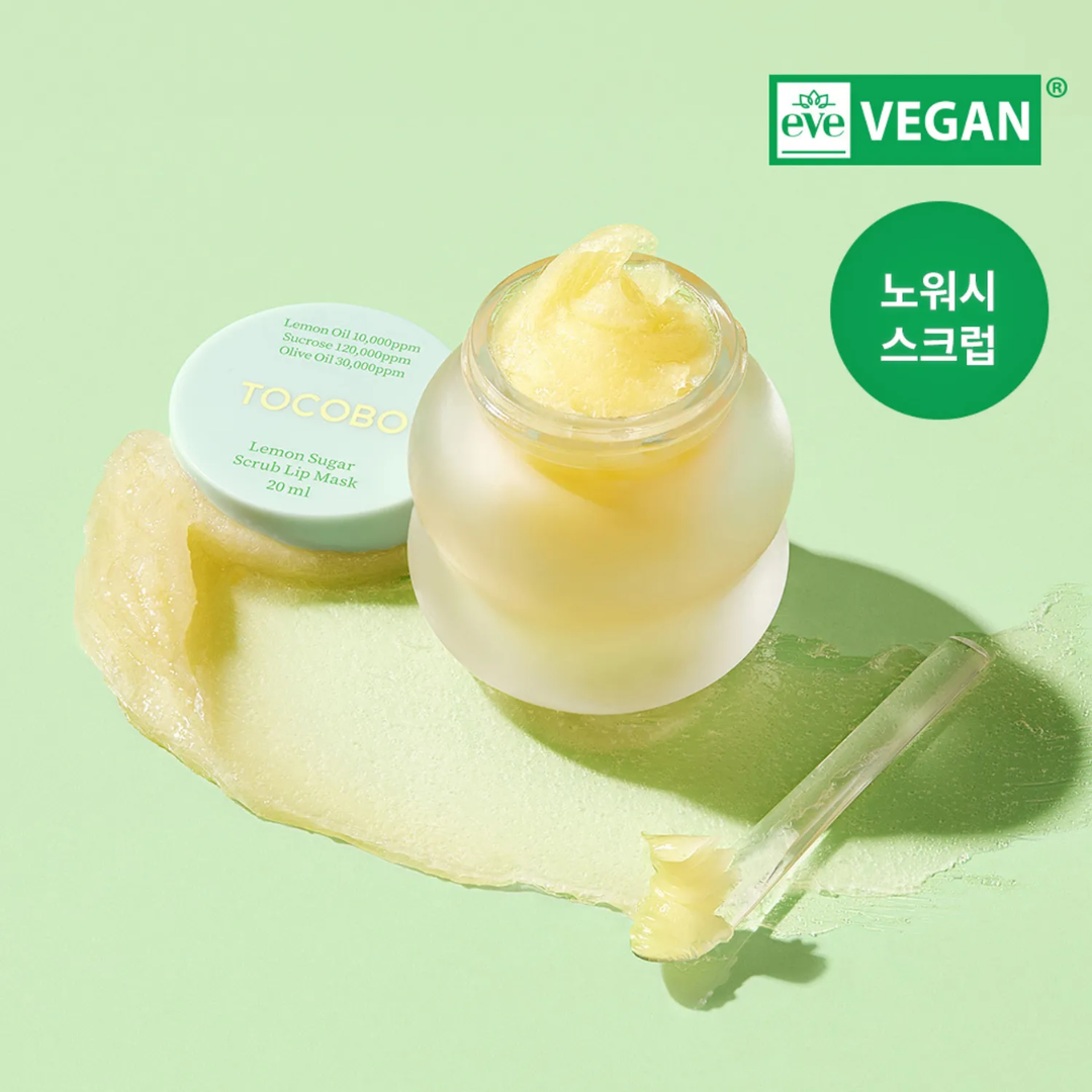 (代購-預訂) TOCOBO | Lemon Sugar Scrub Lip Mask 20ml