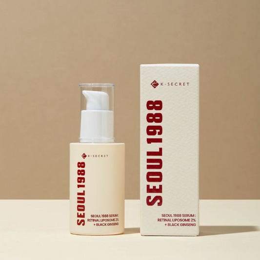 (Pre-order) KSECRET | SEOUL 1988 Serum : Retinal Liposome 2% + Black Ginseng 30ml