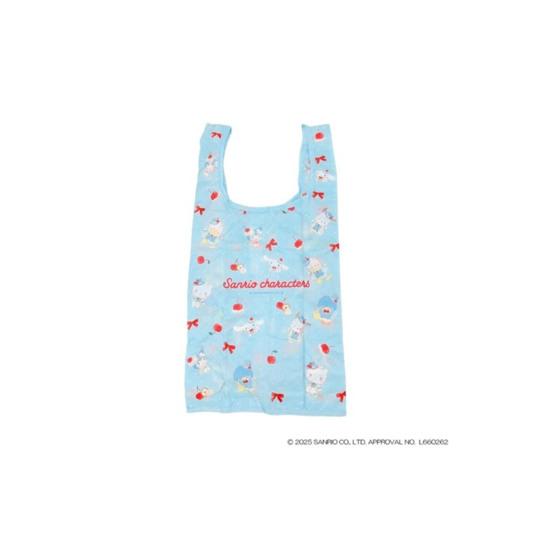 (代購-預訂) Sanrio | Cinnamoroll 天空藍櫻桃蛋糕造型便攜環保袋