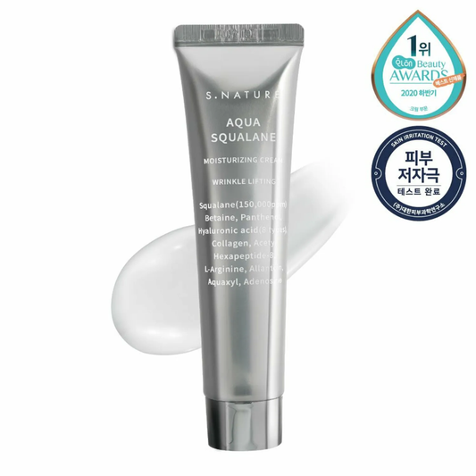 S.NATURE | Aqua Squalane Moisturizing Cream 天然角鯊烷保濕面霜 60ml