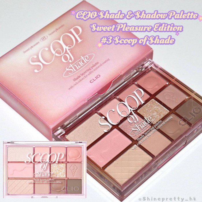 CLIO | Shade & Shadow Palette Sweet Pleasure Edition #3 Scoop of Shade