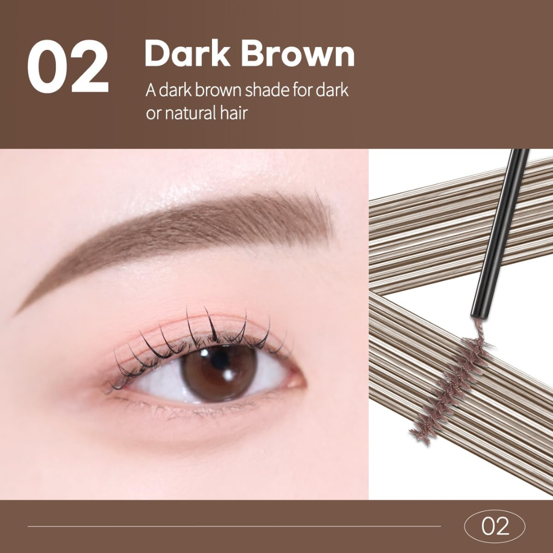 peripera | Speedy Skinny Brow Mascara 自然流暢纖細防水染眉膏  Shinepretty_hk
