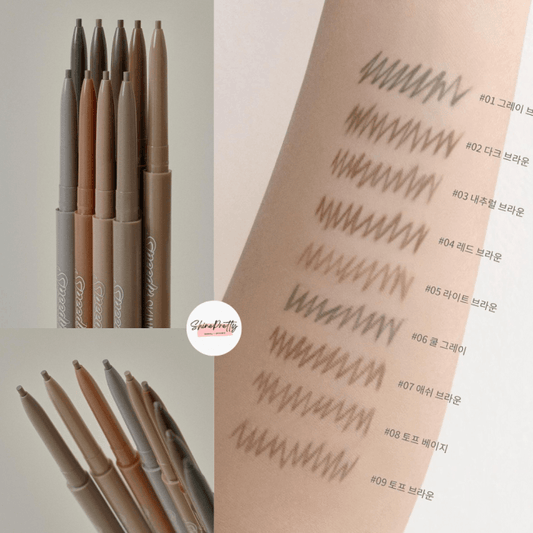 (代購-預訂) peripera | Speedy Skinny Brow 纖幼雙頭刷眉筆 - Shinepretty_hk