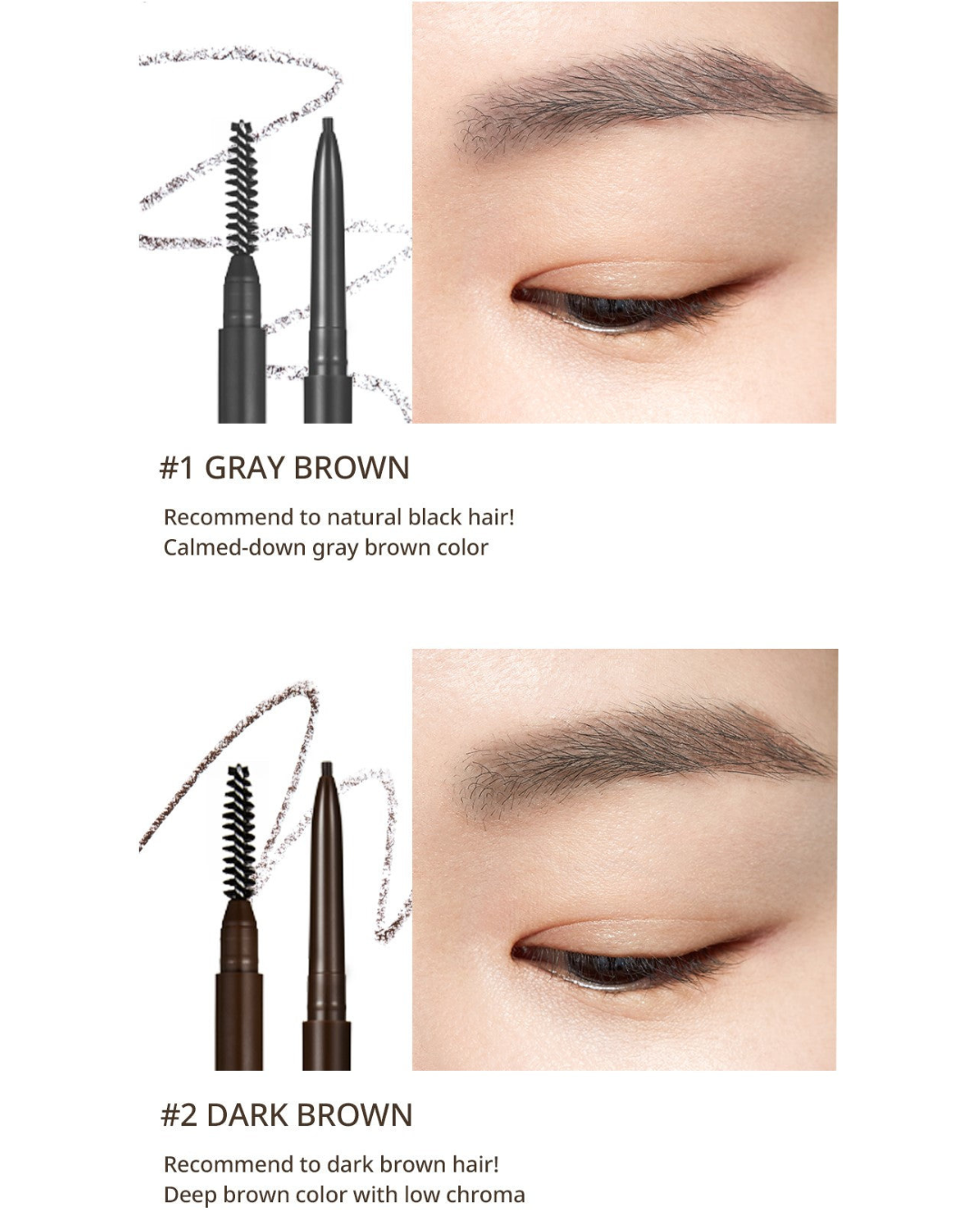 peripera | Speedy Skinny Brow 纖幼雙頭刷眉筆