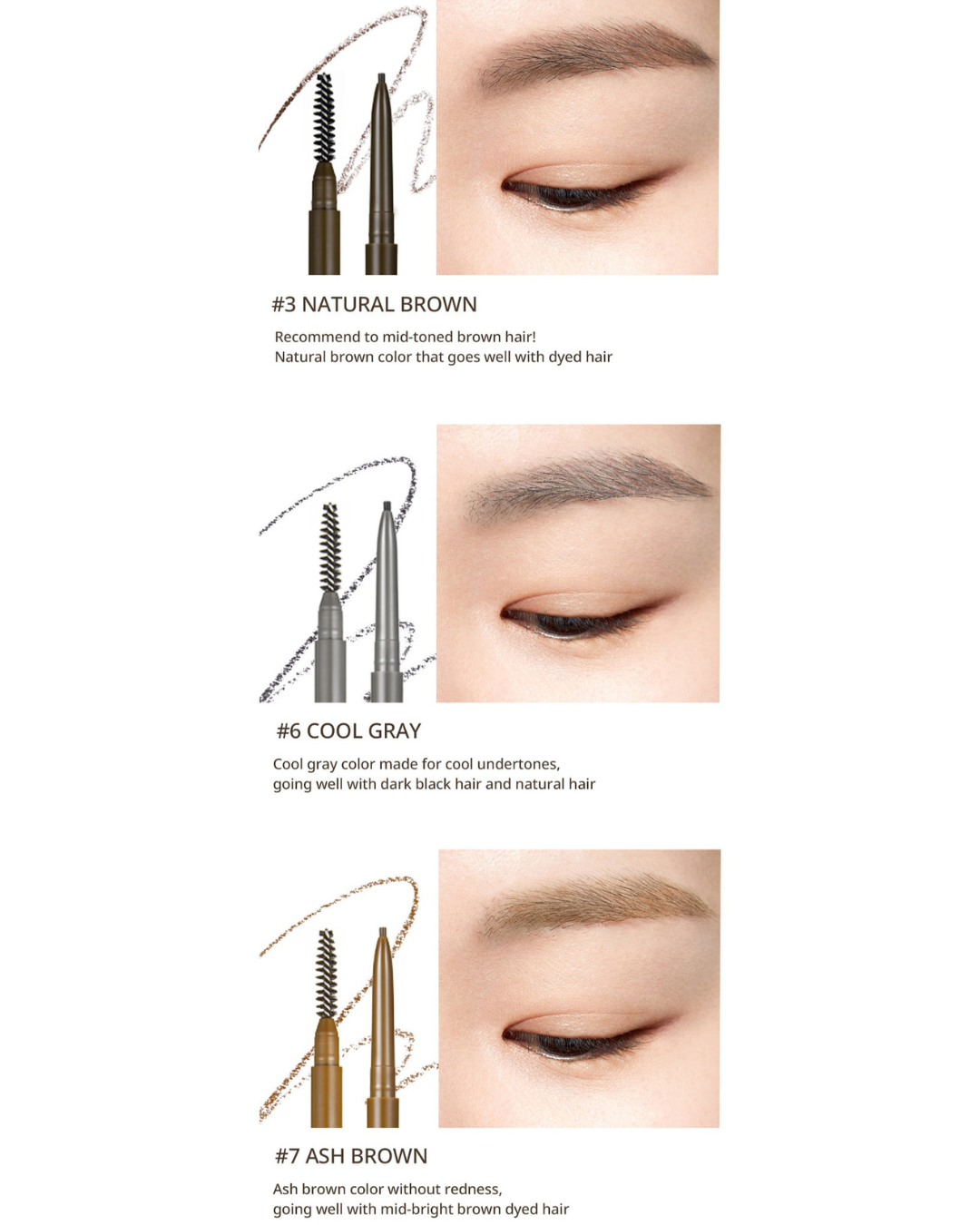 peripera | Speedy Skinny Brow 纖幼雙頭刷眉筆